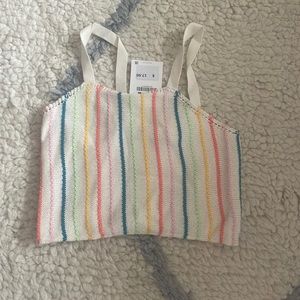 zara rainbow top